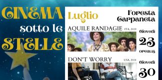 Cinema sotto le stelle nell’ agreste location della Carpaneta