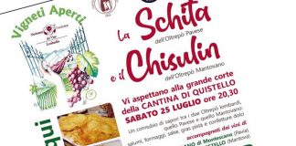 Il matrimonio tra chisulin e schita di scena sabato sera alla Cantina di Quistello Il matrimonio tra chisulin e schita di scena sabato sera alla Cantina di Quistello