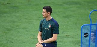 Calcio Nations League – Kevin Lasagna al lavoro con gli azzurri