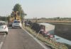 Tir finisce nel fosso sulla strada tra Asola e Casalmoro. Torna la polemica sullo stato della rete viaria tir ribaltato asolana