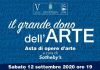 Coronavirus, l’arte mondiale si mobilita. Asta benefica a Pietrasanta