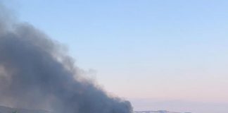 Incendio al porto di Ancona, in fiamme capannoni del cantiere navale