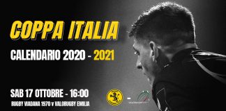 Rugby – Coppa Italia: per il Viadana esordio casalingo il 17 ottobre contro Reggio Emilia