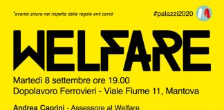 Mantova 2020, domani sera 8 settembre incontro sul Welfare con la Lista Gialla