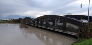 Passa la piena del Secchia nel Mantovano, il ponte di Bondanello rimane aperto