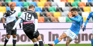 Napoli in extremis con Udinese, vincono Lazio e Verona