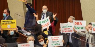 Regione, contestazione contro Fontana, Forattini (Pd): “Abbiamo chiesto il risarcimento dei danni alle aziende”