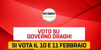 M5S, voto su Rousseau per decidere se sostenere il Governo Draghi