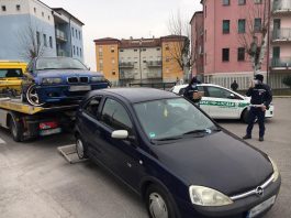 Lunetta, la Polizia Locale ha rimosso le auto abbandonate