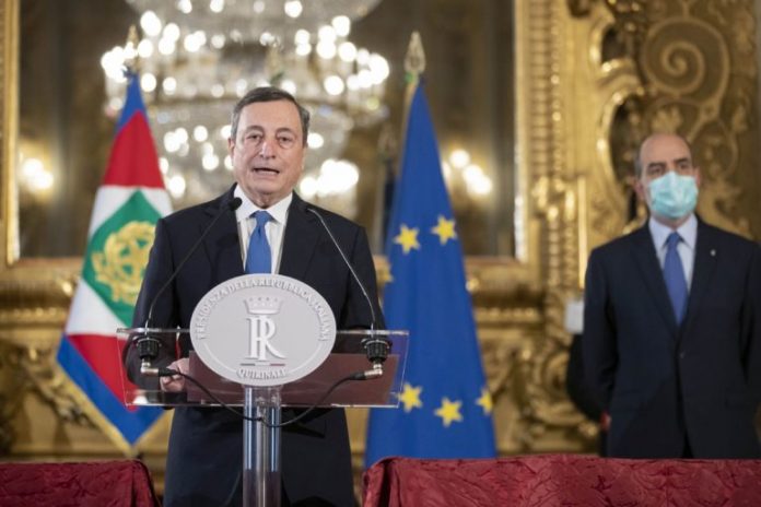 Draghi accetta l’incarico con riserva “Vincere la pandemia e rilanciare il Paese”