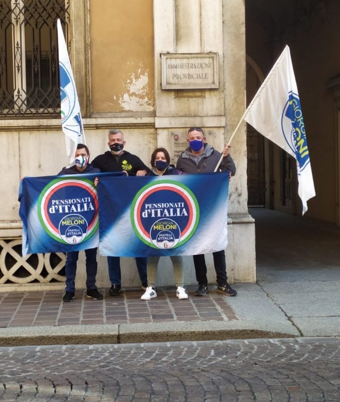 Flash mob di Fratelli d'Italia: 