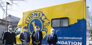 I Lions mantovani donano un ambulatorio mobile per consentire la vaccinazione dei disabili