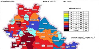 Superati nel mantovano a marzo i 5 mila contagi: tra San Martino, Marcaria e Castellucchio l’area più colpita