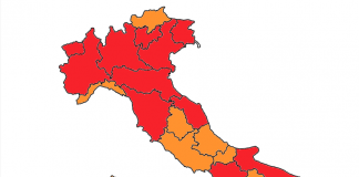 Zona gialla cancellata fino a maggio, da lunedì 10 regioni in rosso