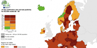 La Lombardia in rosso scuro nella mappa Ue sul rischio Covid. Domani monitoraggio Iss: quasi certa la zona rossa La Lombardia in rosso scuro nella mappa Ue sul rischio Covid. Domani monitoraggio Iss: quasi certa la zona rossa