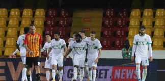 Il Sassuolo passa a Benevento, decide l’autogol di Barba