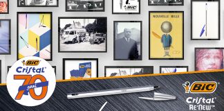La penna BIC Cristal compie 70 anni e punta sulla sostenibilità