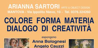 “Colore forma materia dialogo di creatività”, il 15 maggio apre la mostra alla Galleria Sartori di Mantova
