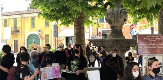 In piazza a Castiglione a sostegno del ddl Zan