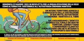 Il 23 maggio eco-biciclettata per la riqualificazione della Ss10 come alternativa all’autostrada Cr-Mn