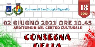 San Giorgio Bigarello: il 2 giugno il sindaco Morselli consegnerà la Costituzione ai neomaggiorenni
