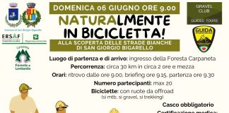Domenica 6 giugno escursioni in bicicletta a San Giorgio Bigarello