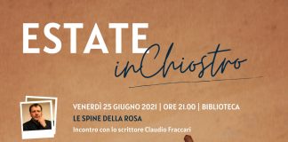 A Gonzaga parte la rassegna Estate InChiostro: domani incontro con Claudio Fraccari A Gonzaga parte la rassegna Estate InChiostro: domani incontro con Claudio Fraccari