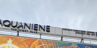 Federica Pellegrini, svelato all’Aquaniene murale ‘Dimensione Divina’