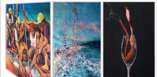 Mottarone, pittori siciliani donano opere al piccolo Eitan e a Stresa