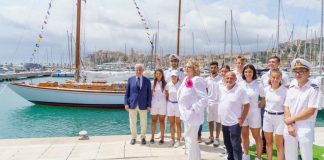Diana Bracco dona la barca storica “Beatrice” al Comune di Imperia