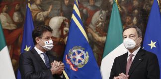 Governo, Conte a Palazzo Chigi da Draghi