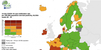 Covid: Sicilia e Sardegna passano in rosso nella mappa Ue. Lombardia in giallo