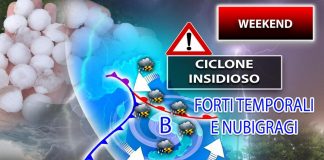 Pioggia su weekend 17 e 18 luglio, maltempo al Centro e al Sud