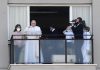 Papa Francesco, Angelus dal balcone del Gemelli