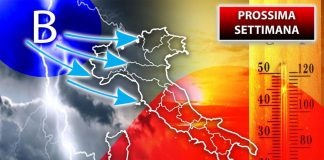 Da domenica 1° agosto Italia spaccata in due: temporali e caldo