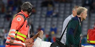 Spinazzola in lacrime dopo infortunio