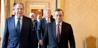 Draghi incontra Lavrov, Afghanistan e Libia tra i temi sul tavolo