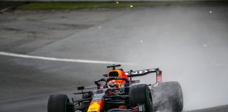 Pole Verstappen in Belgio, Ferrari in difficoltà sotto la pioggia