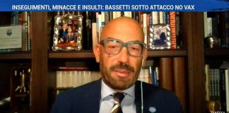 No vax, Bassetti: “Io inseguito sotto casa, è terrorismo”