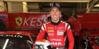 Matteo Cressoni sul podio della 24 ore di Le Mans Matteo Cressoni sul podio della 24 ore di Le Mans