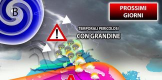 Mercoledì 4 agosto estremo, tra violenti temporali e grande caldo