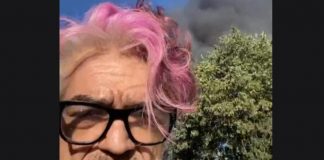 Milano, incendio nel palazzo di Mahmood: il video di Morgan