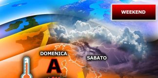 Pioggia nel weekend, da lunedì torna l’alta pressione