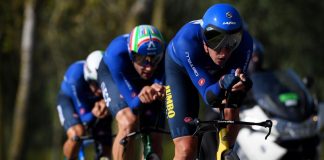 Ciclismo, Edoardo Affini bronzo mondiale nella cronostaffetta mista