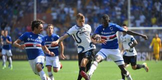 Sampdoria-Inter 2-2, Augello ferma i nerazzurri al Marassi