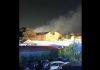 Roma, incendio ex fabbrica Penicillina a San Basilio – Video