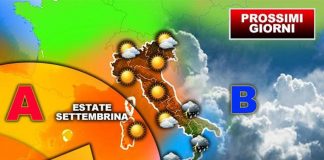 Vortice sull’Italia, meteo divide il Paese: cosa succede in settimana