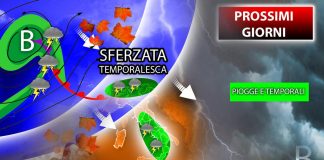 Piogge, temporali e temperature giù: ecco dove e quando