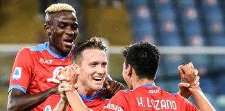 Serie A, Sampdoria-Napoli 0-4. Decide la doppietta di Osimhen