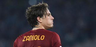 Lazio-Roma, il gesto di Zaniolo dopo il derby – Video